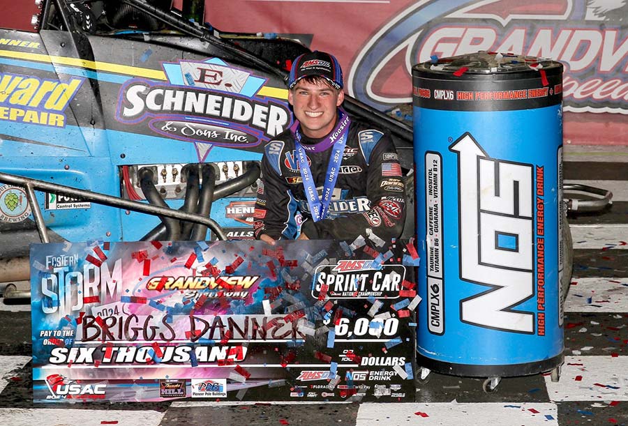 Briggs Danner Victory Lane & NOZ Energy Drinks